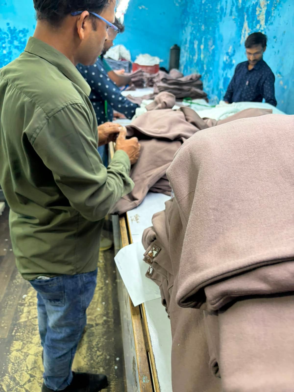 Hands at work at the factory — temporary stand-in, id 370